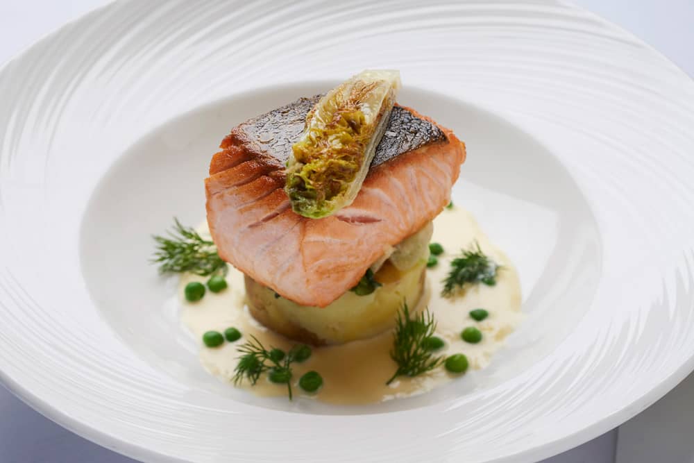 Loch Ness Country House Hotel, Location Food Photography, Salmon