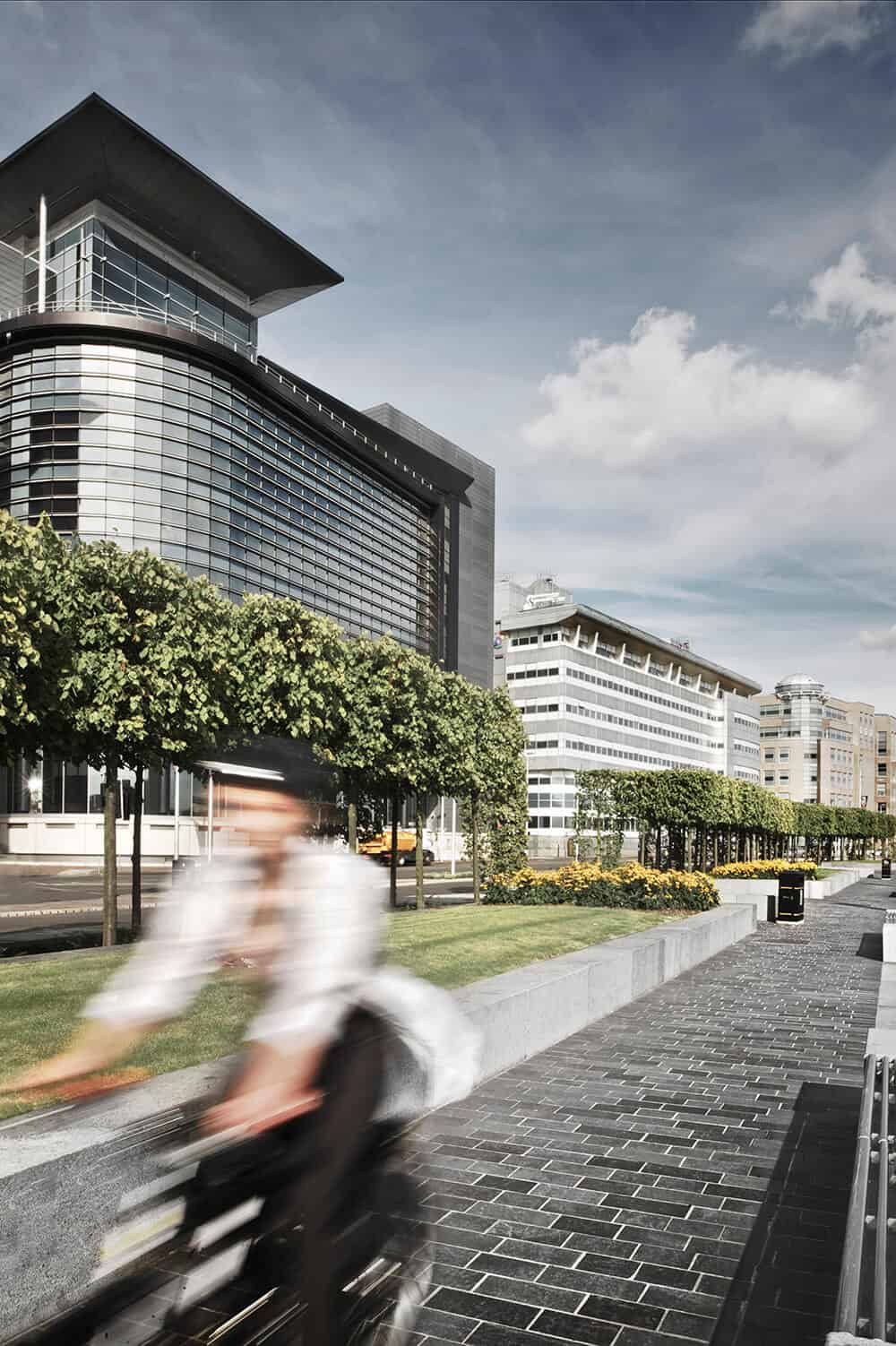Much of the redevelopment in Glasgow has centred on opening up the Clyde. A new walkway and cycleway now runs along the Clyde.