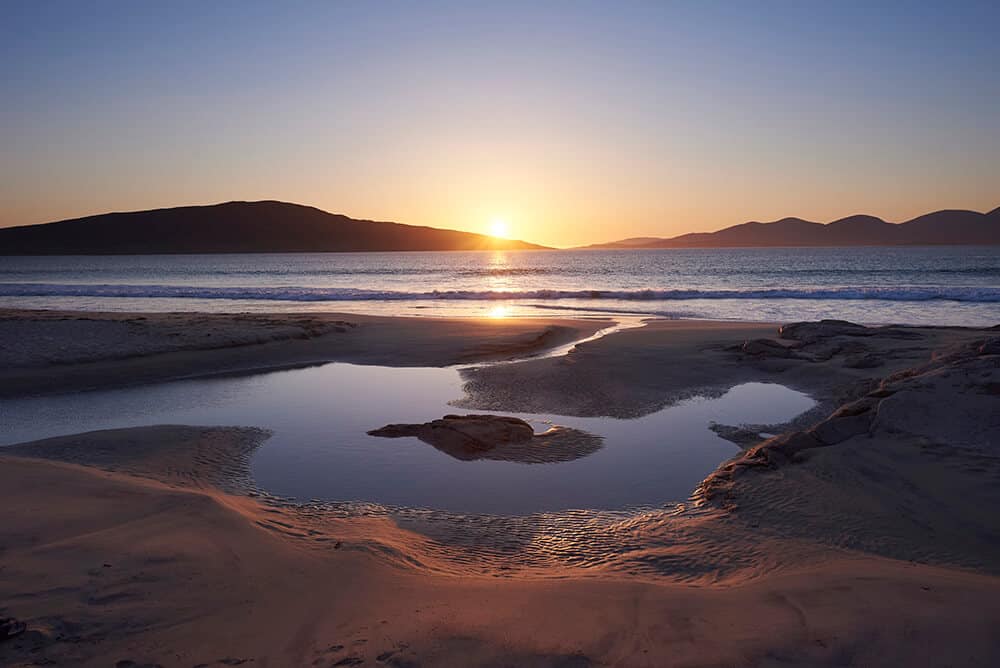 Glorious view of Luskentyre Beach in the Western Isles