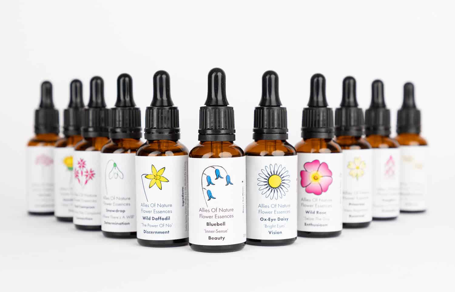 Product photograph of flower essences