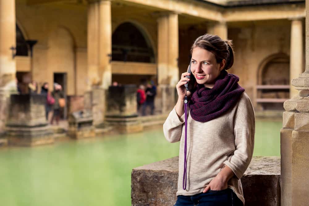 Model at Roman Baths