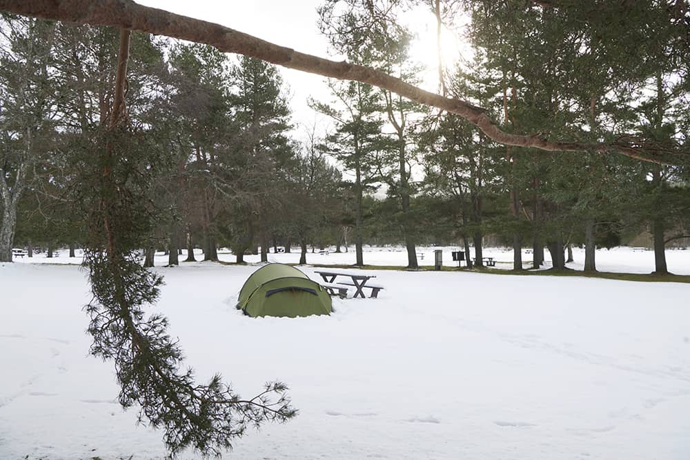 Winter camping in the Scottish Highlands by CPN Photographer Ewen Weatherspoon.