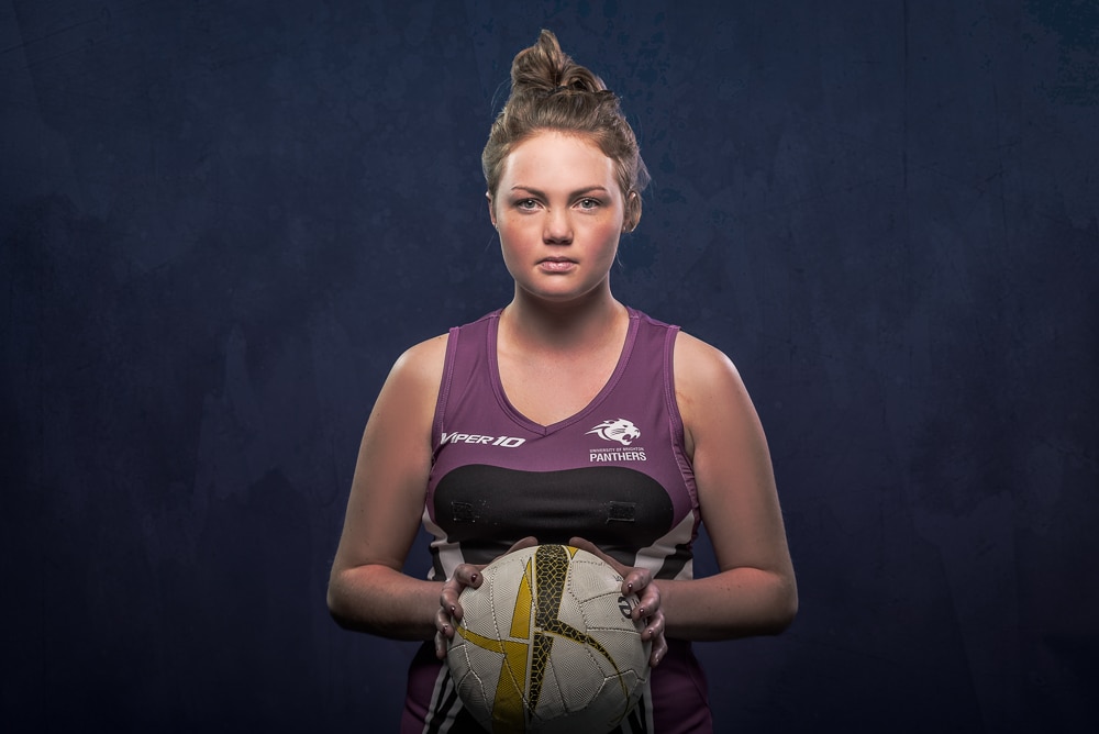 CPN member and London commercial photographer Simon Callaghan created a highly stylised advertising campaign for University of Brighton’s Varsity Cup Challenge. Here we have our netball co-captain