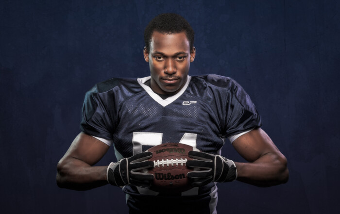CPN member and London commercial photographer Simon Callaghan created a highly stylised advertising campaign for University of Brighton’s Varsity Cup Challenge. Here we have our American football captain