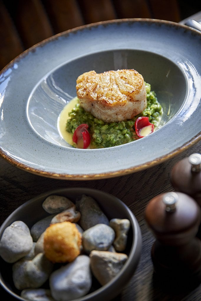 Available light and a reflector was all the lighting required for this dish.